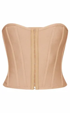 Stone Bandage Hook And Eye Structured Corset