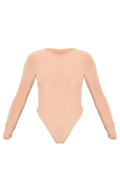 Stone Basic Slinky Long Sleeve Bodysuit