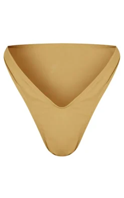 Stone Brazilian Thong Bikini Bottoms