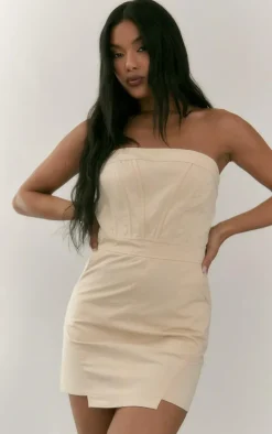 Stone Cargo Bodycon Dress