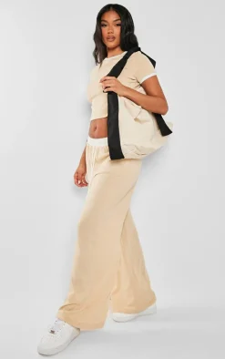 Stone Contrast Short Sleeve Top