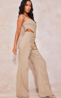 Stone Corset Cut Out Jumpsuit