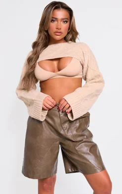 Stone Luxe Knit Sleeves