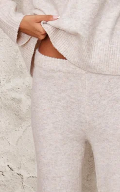 Stone Luxe Knit Wide Leg Pants