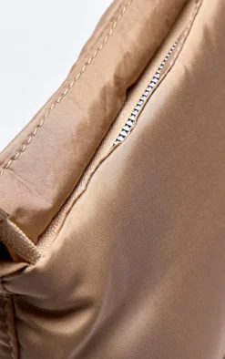 Stone Nylon Shoulder Bag