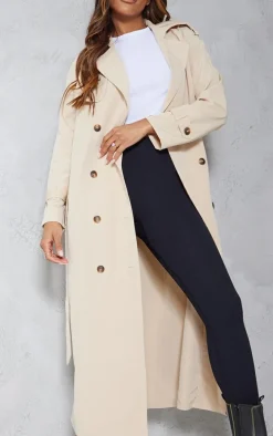 Stone Oversized Trench Coat