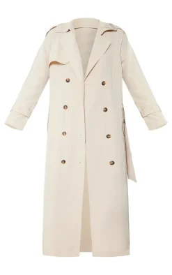 Stone Oversized Trench Coat
