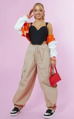 Stone Parachute Oversized Shell Cargos