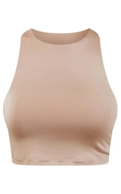 Stone Slinky Racer Crop Top