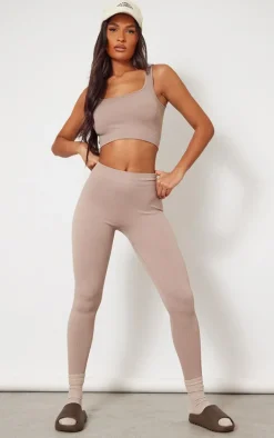 Stone Snatched Rib Sleeveless Crop Top