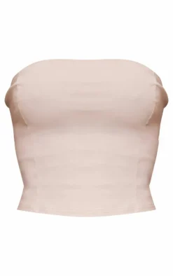 Stone Stretch Woven Longline Bandeau