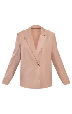 Stone Tailored Woven Oversized Blazer