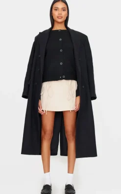 Stone Tailored Woven Pleated Mini Skirt