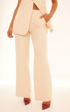 Stone Tailored Woven Wide Leg Pants