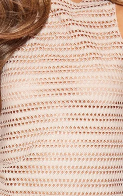 Stone Textured Boatneck Long Top