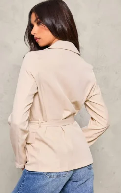 Stone Tie Up Blazer