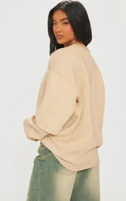 Stone Washed Double Sleeve Sweatshirt