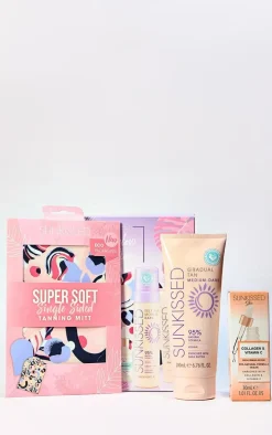 Sunkissed Pure Glow Collection Dark Tanning Set