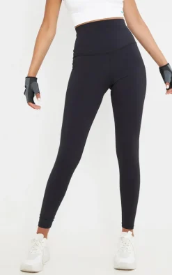 Tall Black Sculpt High Waisted Gym Leggings