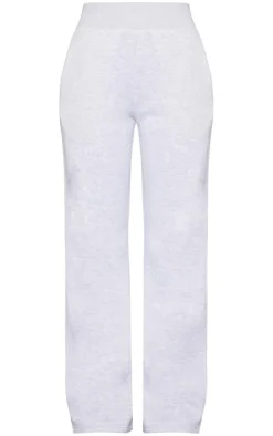 Tall Ash Grey Wide Leg Sweatpant