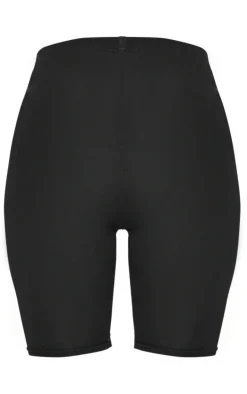 Tall Black Basic Jersey Bike Shorts