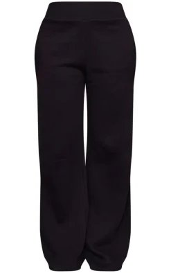 Tall Black High Waisted Wide Leg Sweatpant