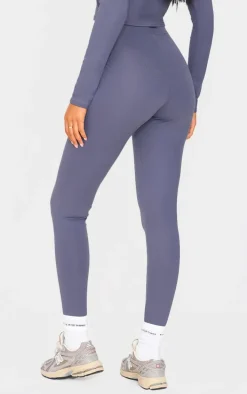 Tall Charcoal High Waisted Active Leggings
