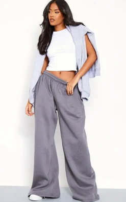 Tall Charcoal Wide Leg Sweatpants