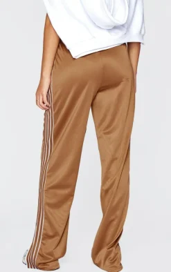 Tall Chocolate Tricot Split Hem Sweatpants