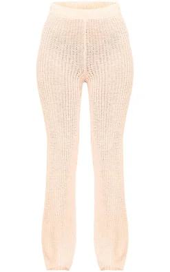 Tall Cream Knit Flares