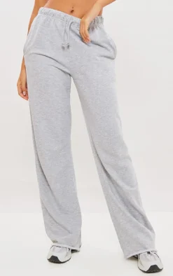 Tall Grey Marl Basic Raw Hem Sweatpants