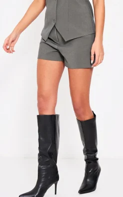 Tall Khaki Tailored Shorts