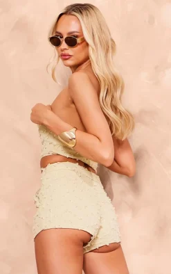 Tall Light Khaki Textured Bralette