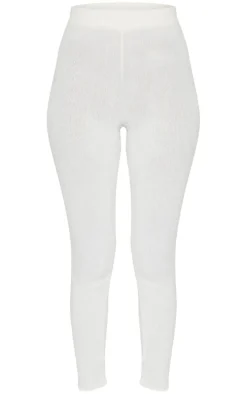 Tall Oatmeal Marl Knit Leggings