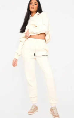 Tall Sand Premium Sports Academy Puff Print Oversized Hoodie