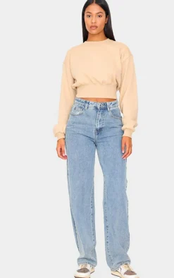 Tall Stone Cropped Sweatshirt