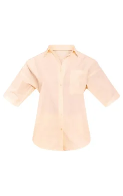 Tall Stone Linen Look Short Sleeve Shirt