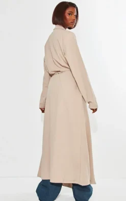 Tall Stone Structured Midaxi Trench