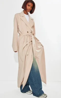 Tall Stone Structured Midaxi Trench