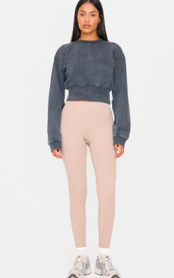 Tall Stone Structured Snatched Rib Leggings