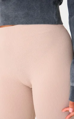 Tall Stone Structured Snatched Rib Leggings