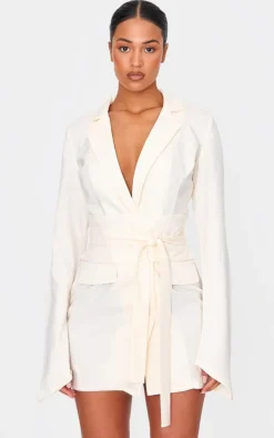 Tall Stone Tailored Blazer Dress