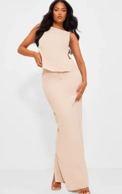 Tall Stone Tailored Maxi Skirt