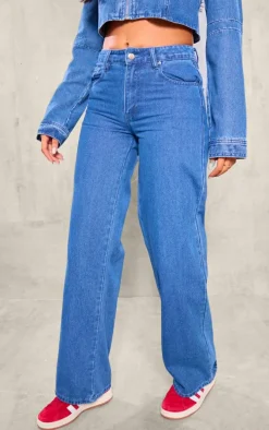 Tall Vintage Wash Low Rise Mom Jeans