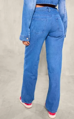Tall Vintage Wash Low Rise Mom Jeans