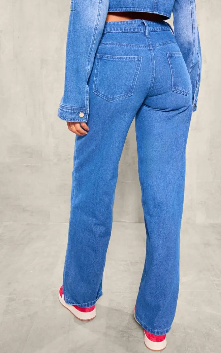 Tall Vintage Wash Low Rise Mom Jeans