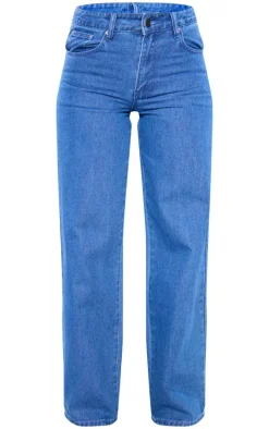 Tall Vintage Wash Low Rise Mom Jeans