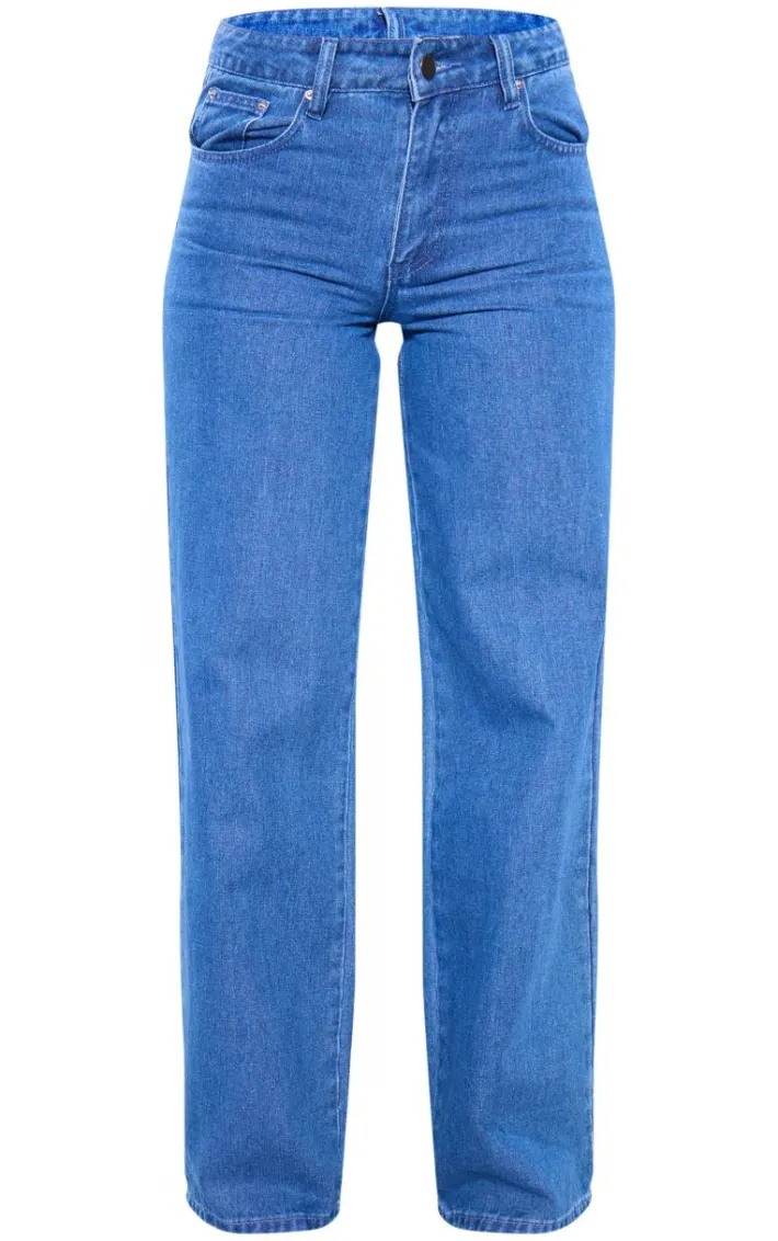 Tall Vintage Wash Low Rise Mom Jeans