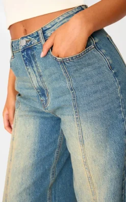 Tall Vintage Wash Wide Leg Jeans