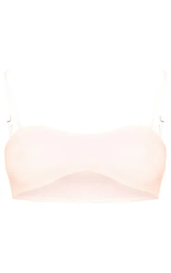 Tall White Woven Bralette